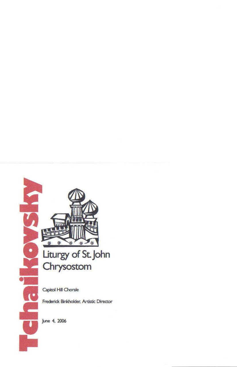 Tchaikovsky’s Liturgy of St. John Chrysostom