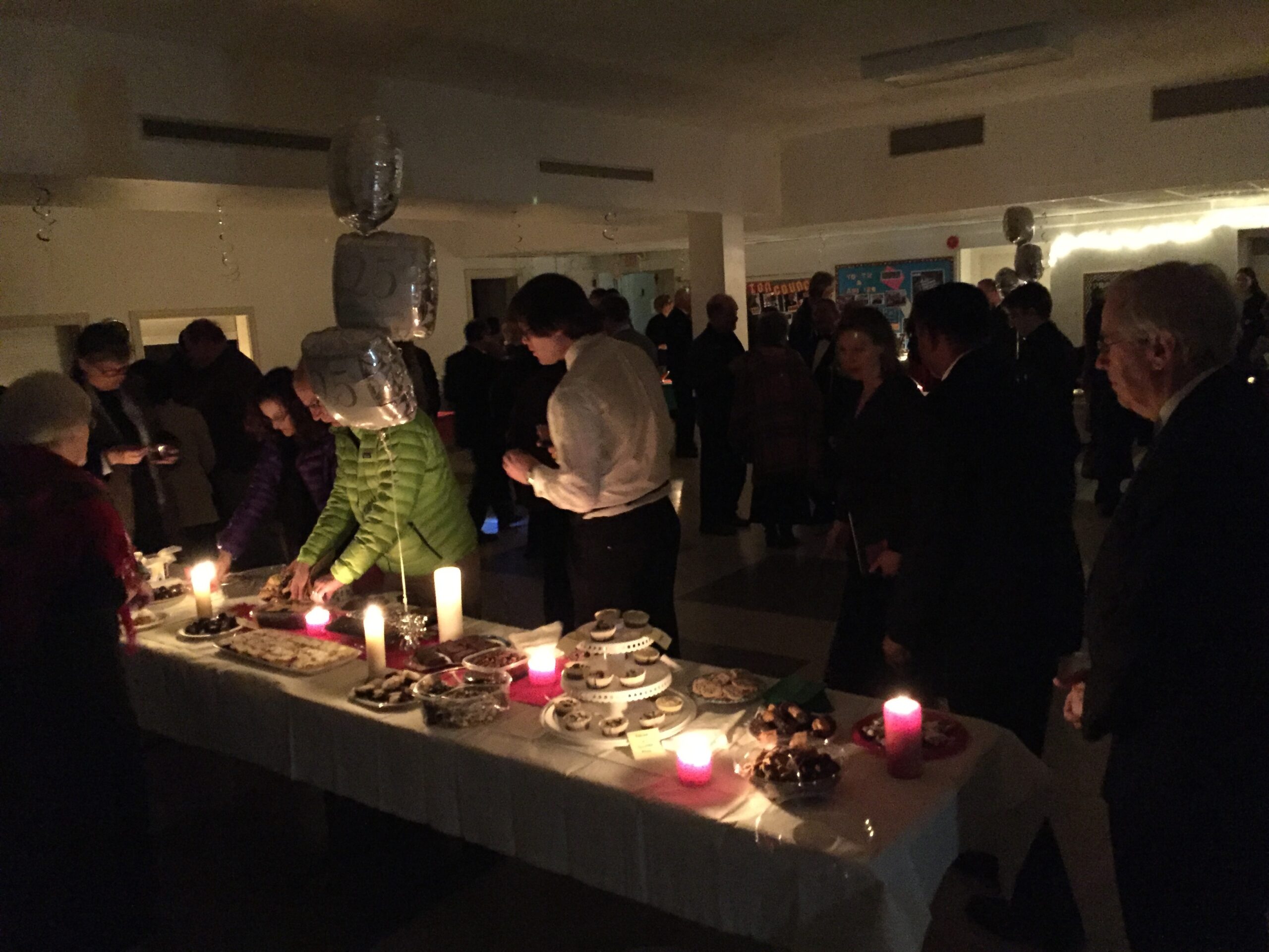 Candlelight reception Candlelight reception